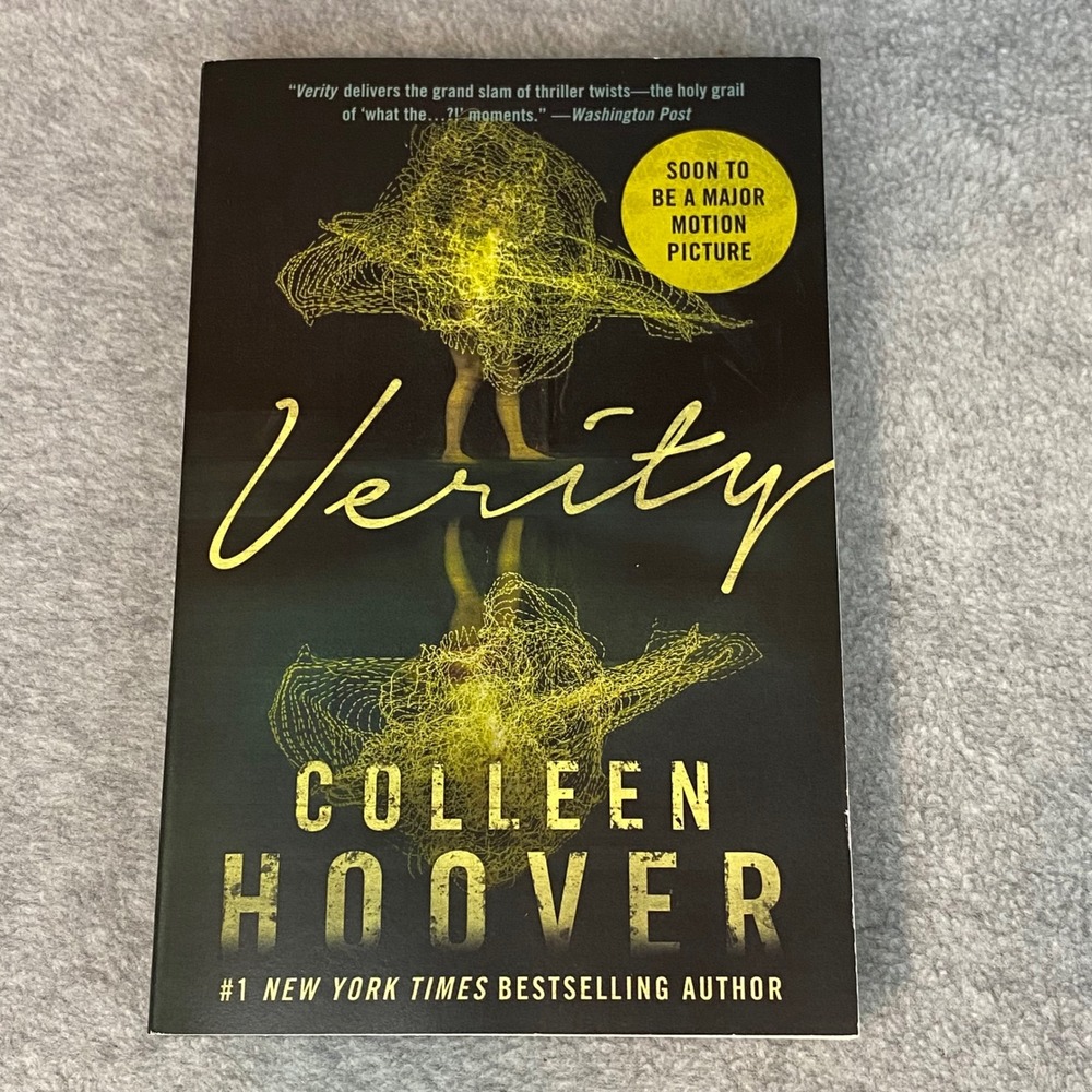Colleen Hoover Verity Novel Romance Suspense Thriller Bestseller Booktok Mystery